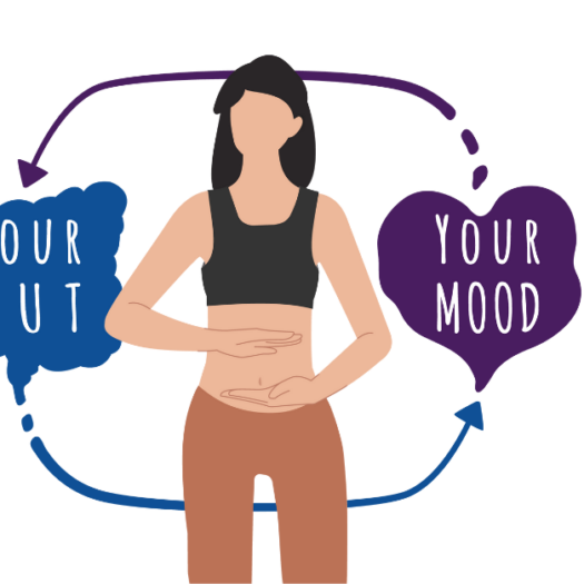 Illustration of Your Gut and Your Mood